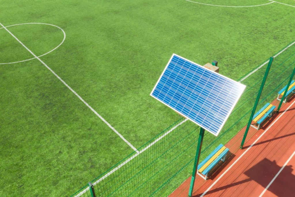 solar panel finance stadium